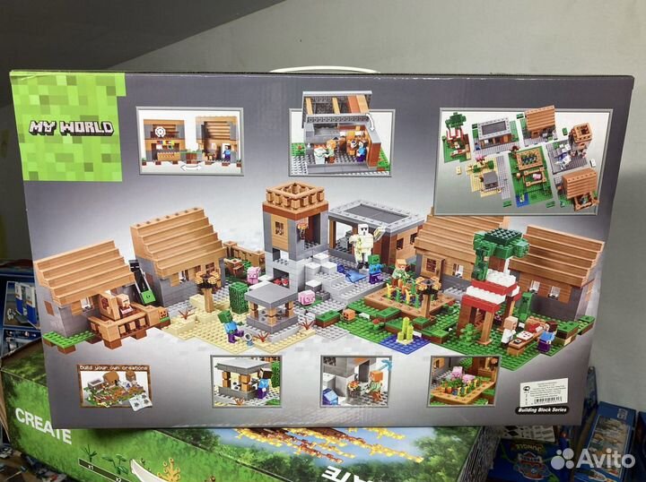 Майнкрафт Деревня 1622 дет. / лего совместимый