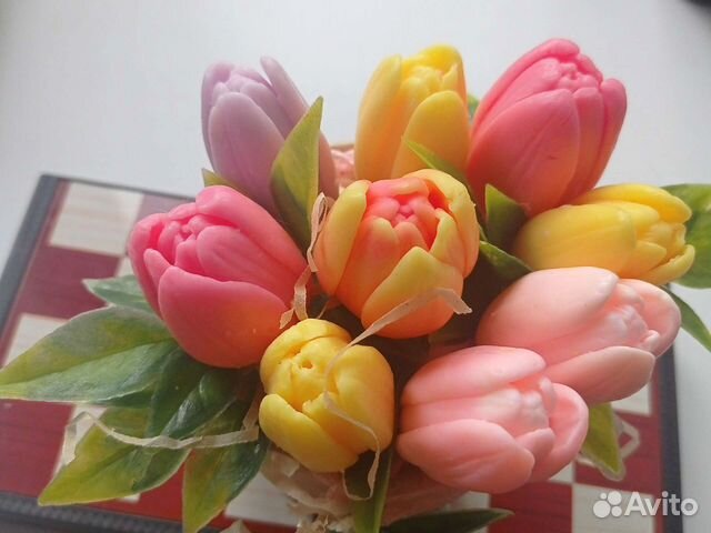 Тюльпаны (мыло)