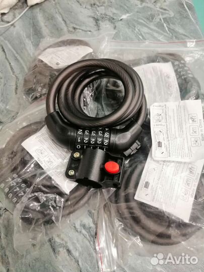 Замок для велосипеда, самоката с кодом