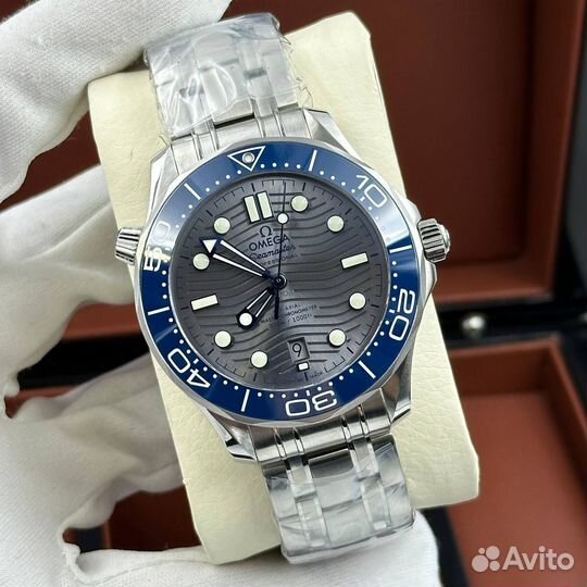Часы Omega Seamaster Diver 300m Rhodium Dial