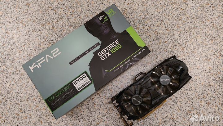 Видеокарта KFA2 GeForce GTX 1060 exoc 6GB