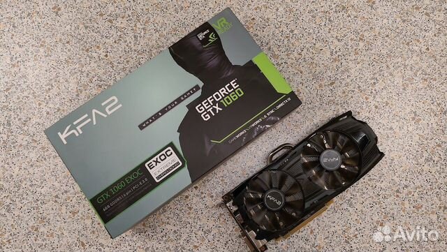 Видеокарта KFA2 GeForce GTX 1060 exoc 6GB
