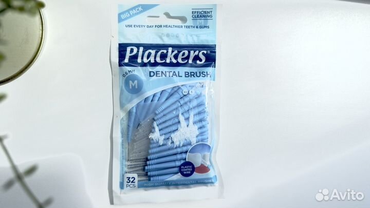 Межзубные ершики Plackers М (32шт.) Новая упаковка