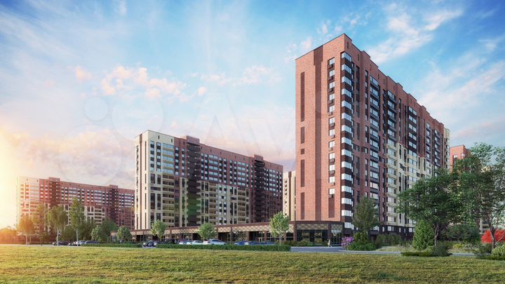 3-к. квартира, 68,2 м², 1/16 эт.