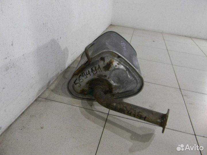 Задняя банка глушителя
