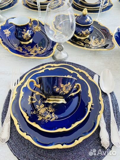Сервиз чайно-столовый Echt Cobalt Germany