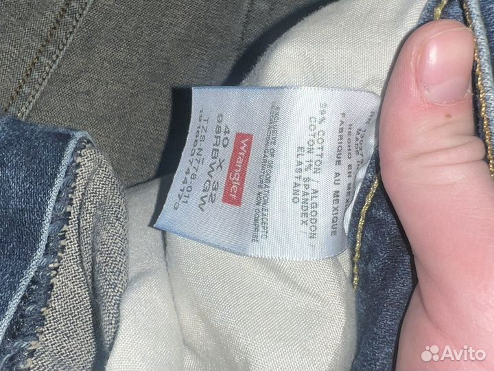 Джинсы wrangler прямые