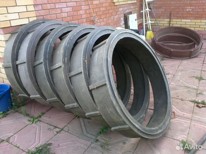 Дренажный колодец, кессон. Кольца, люки