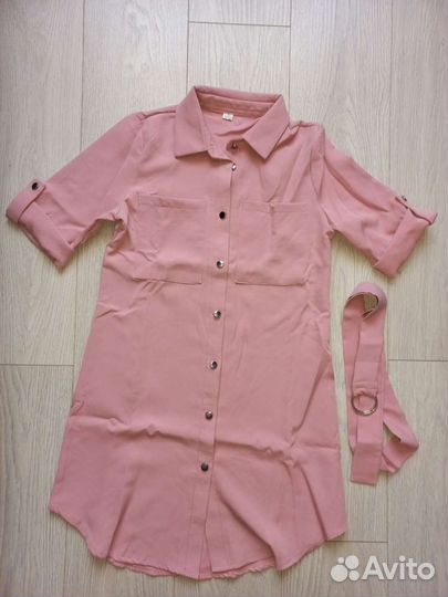 Платье-рубашка 42