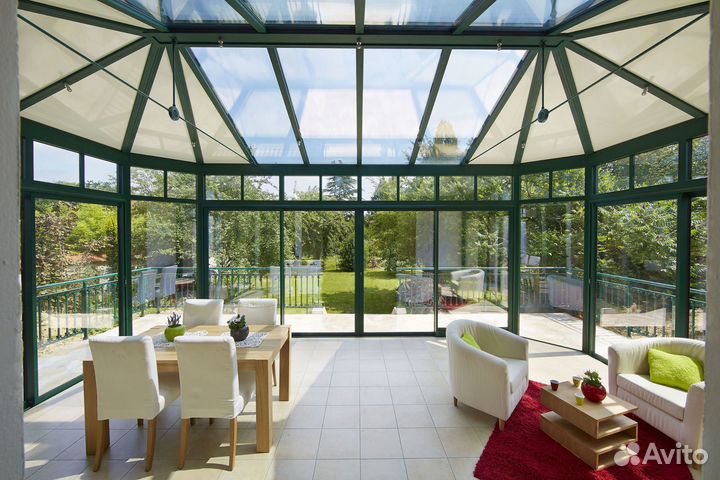 Алюминиевые конструкции, окна, двери, витражи