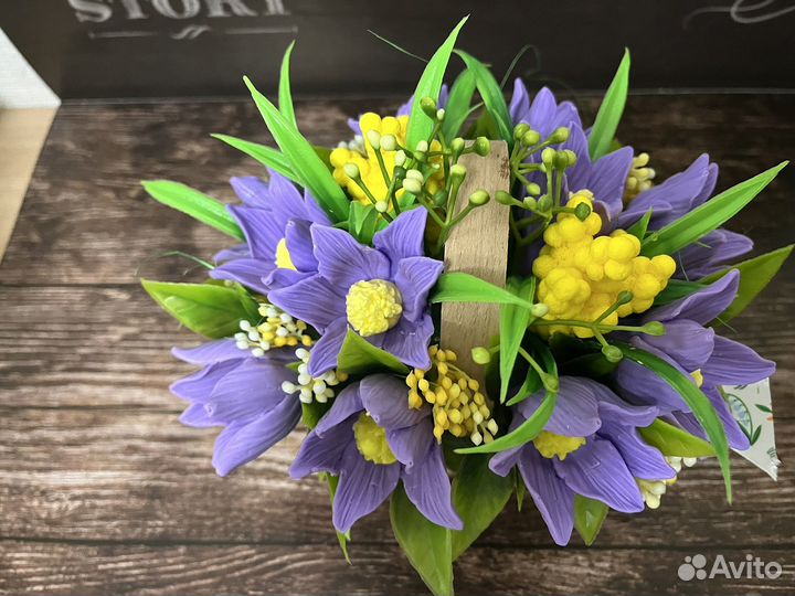 Букет цветов из мыла