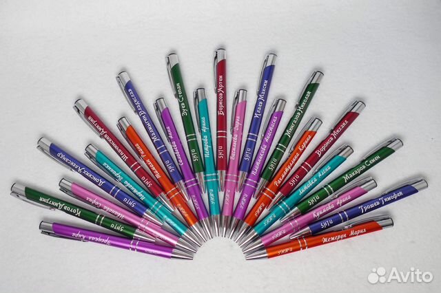 Ручки Именные металл