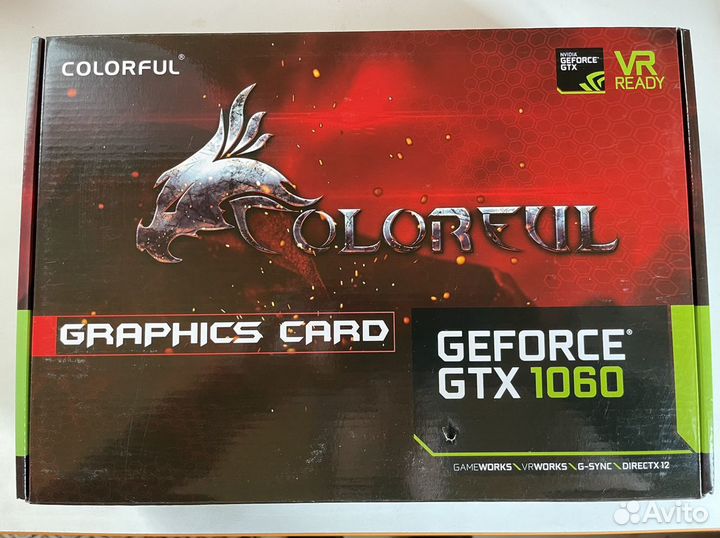 Видеокарта Geforce Gtx 1060 3 gb