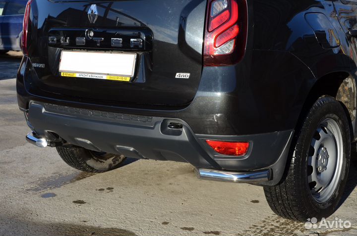 Защита бампера заднего Renault Duster 2011