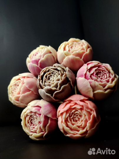 Шоколадные Пионы - 7 шт в Букете