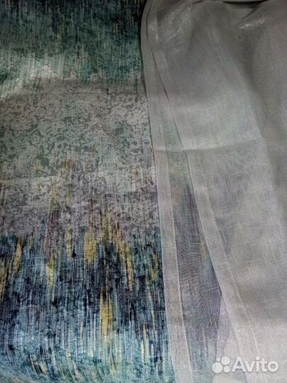 Продам комплект шторы+тюль