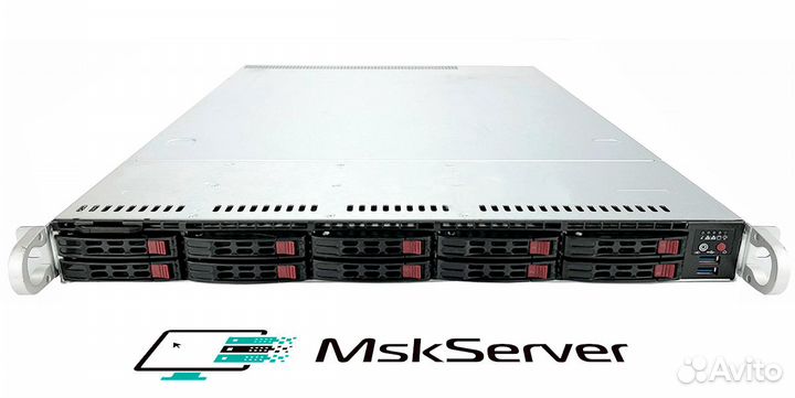 Сервер Supermicro 1019P-WTR Silver 4114 512Gb