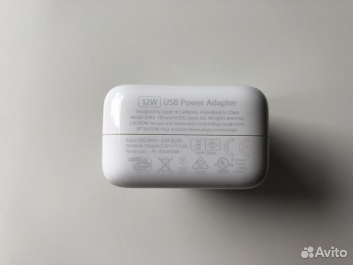 Оригинальные адаптеры питания Apple 10W и 12W