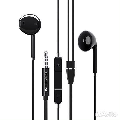 Наушники Borofone BM30 3.5 мм черные
