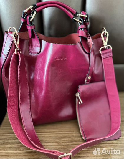 Сумка кожаная