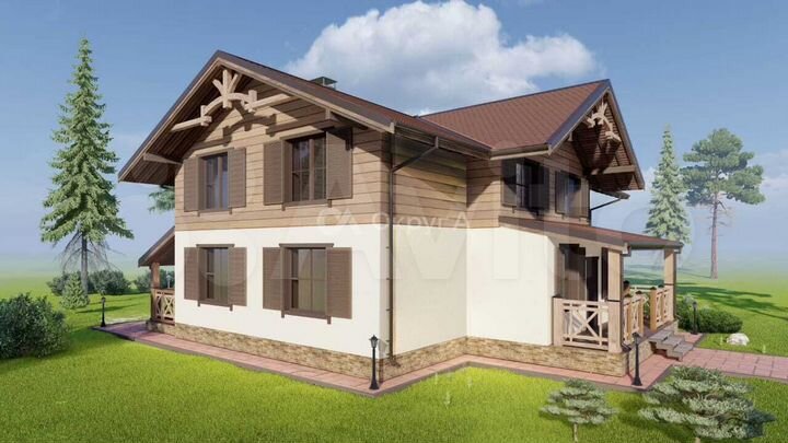 Дом 260 м² на участке 10 сот.