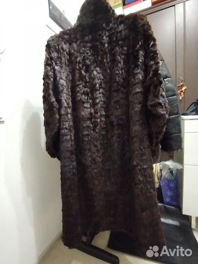 Шуба норковая из кусочков размер 48-50