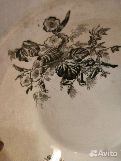 Блюдо тарелка тверская фабрика им. калинина