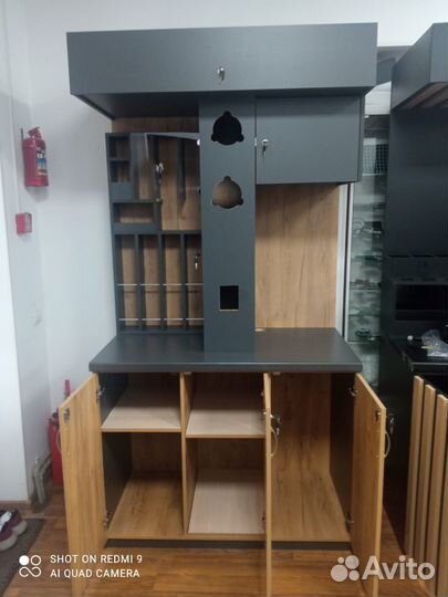 Стойка для кофейни самообслуживания лофт