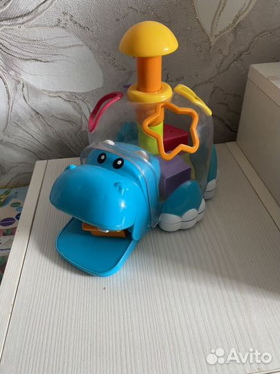 Игрушка бегемот сортер