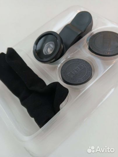 Фотолинза объектив на смартфон 3 в 1