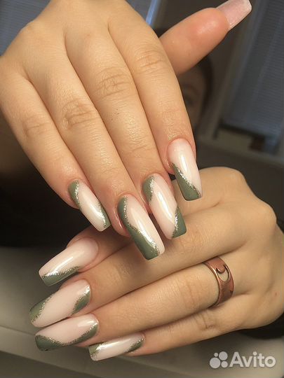 Маникюр, гель лак, наращивание