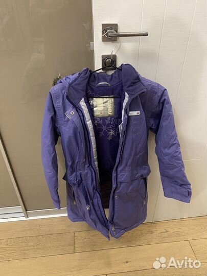 Пальто зимнее на девочку 140