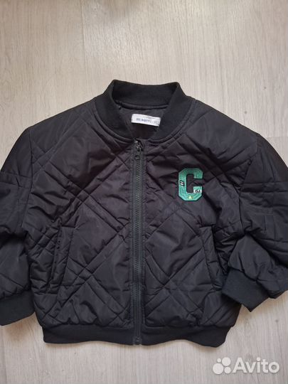 Куртка бомбер 116 р, брюки на флисе 110-116