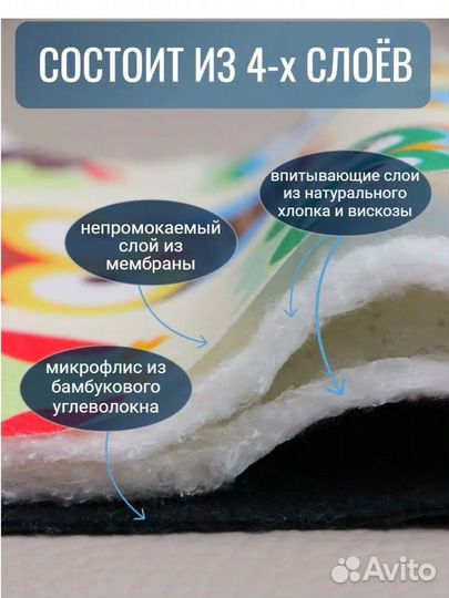 Могоразовые вкладыши в подгузник новые