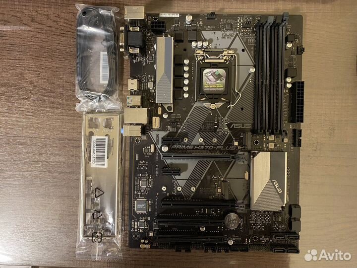 Новая материнская плата asus prime H370-plus
