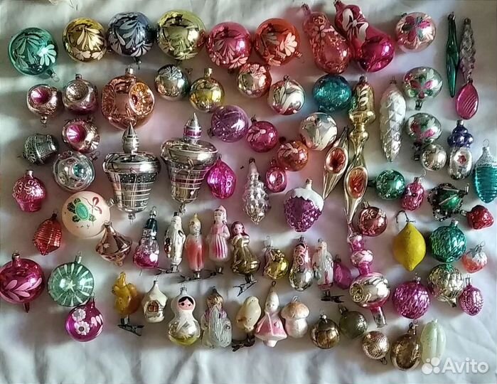 Елочные игрушки СССР