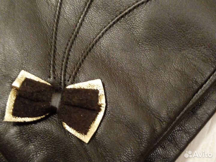 Перчатки кожанные