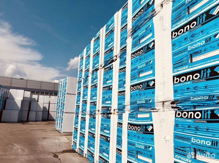 Газобетонные блоки, газоблок Bonolit Бонолит