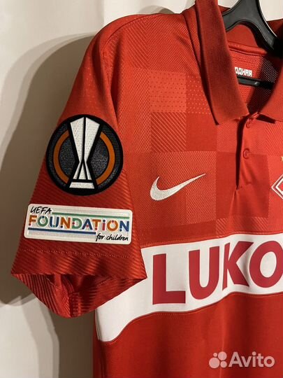 Игровпя футболка Спартак (Москва) Лига Европы uefa