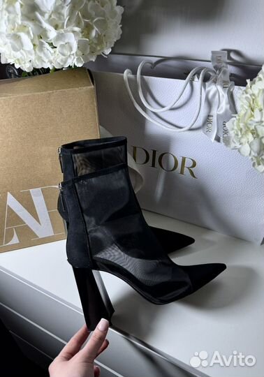 Ботильоны сетка замша Zara оригинал 38