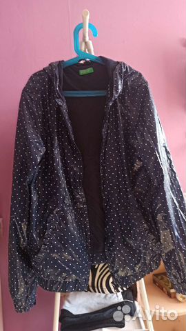 Ветровка детская в горошек