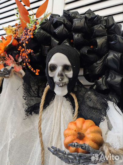 Венок на Хеллоуин
