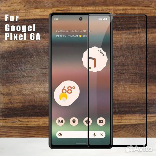 Стекло Ainy для Google Pixel 6a