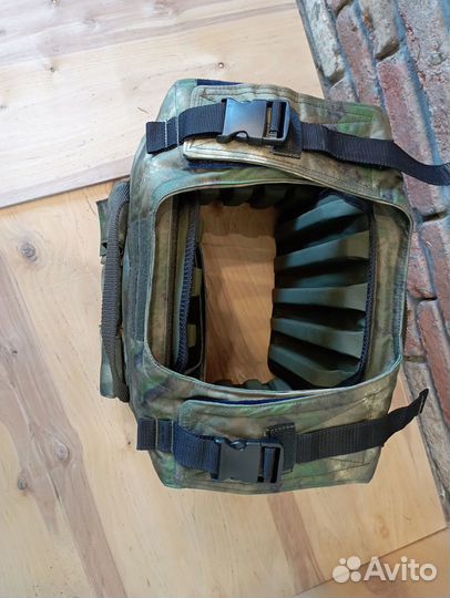 Бронежилет с пластинами мох