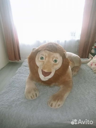 Огромный лев.Мягкая игрушка для детей