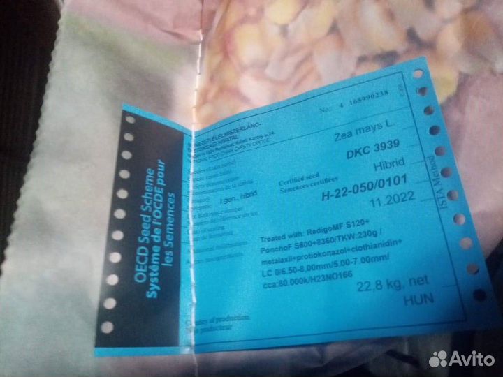 1 Семена кукурузы гибрид дкс 3939 монсанто