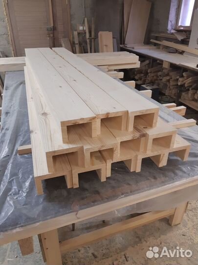 Фальшбалки, имитация балок из массива дерева