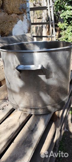 Кастрюля из нержавейки бу