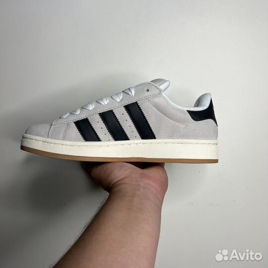 Кеды Adidas Campus Light Grey Gum 42