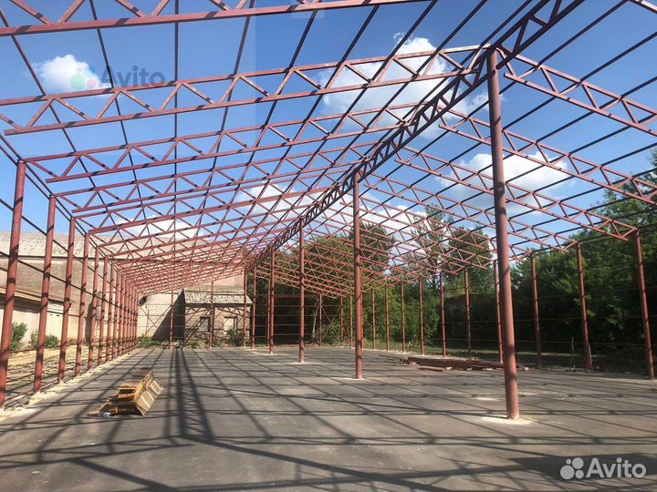 Производство ангаров складов навесов
